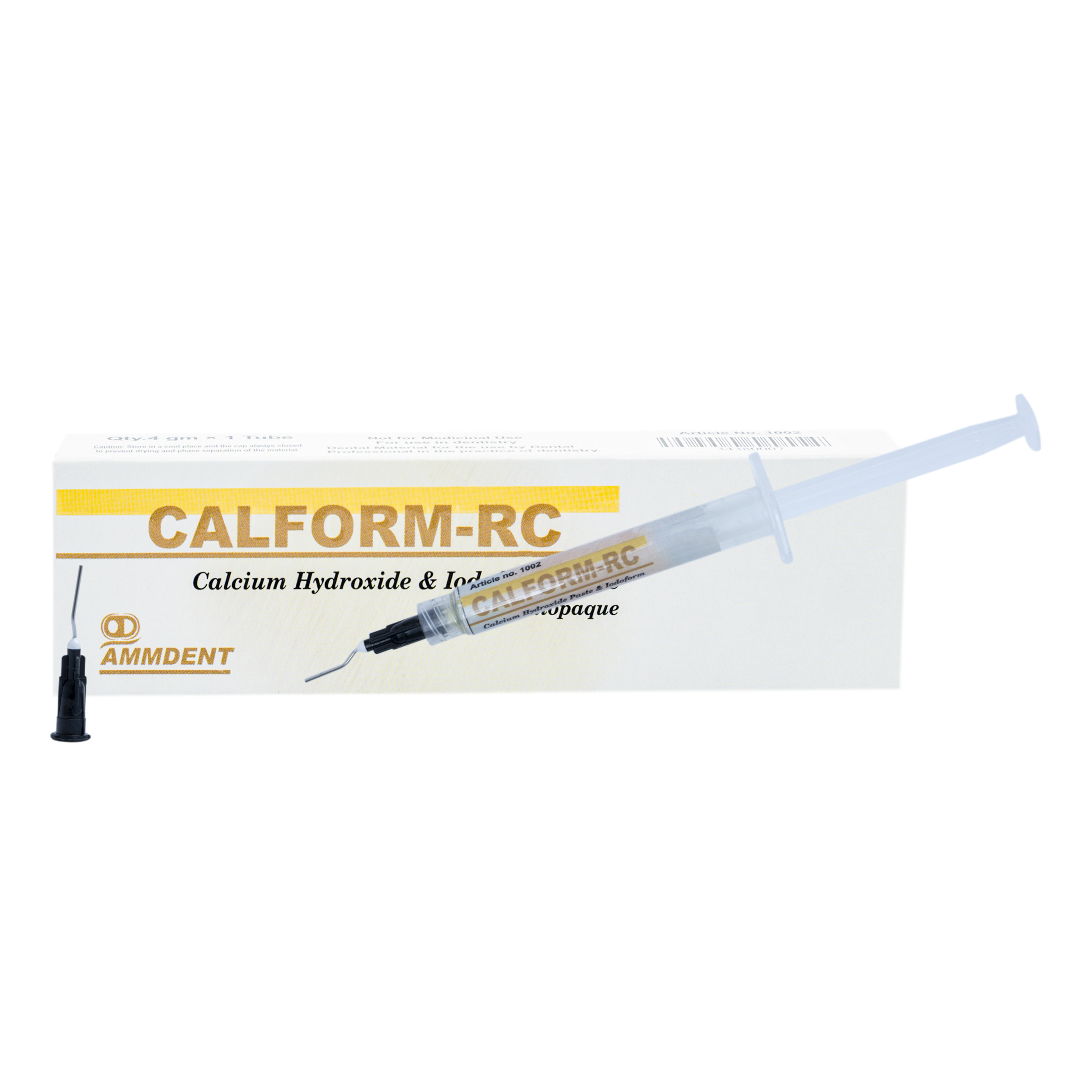 Ammdent CalForm Rc Calcium Hydroxide Paste With Iodoform Radiopaque